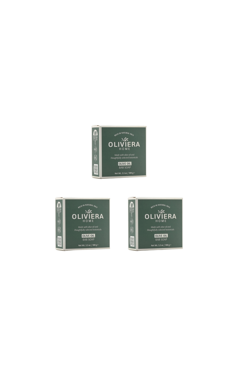 Oliviera Home Olive Oil Bar Soap Trio, Alternate, color, Olive
