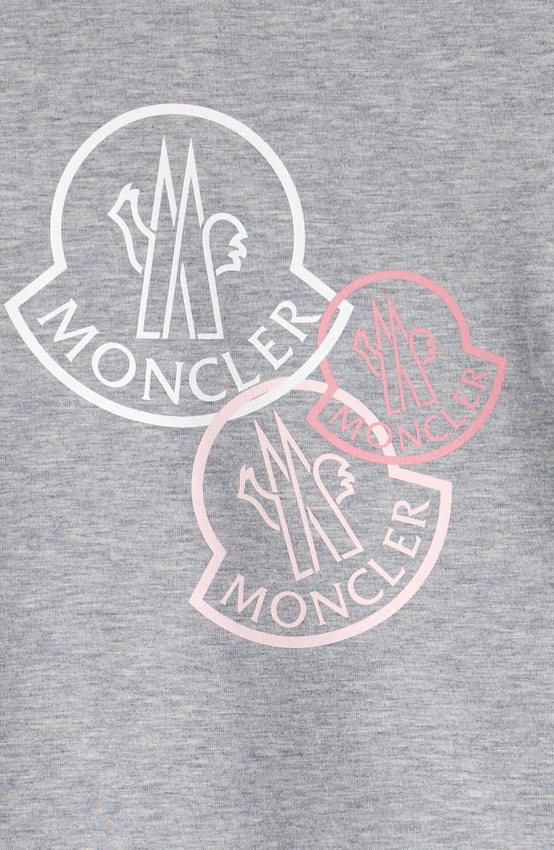 Moncler Kids' Stretch Cotton Logo T-Shirt, Alternate, color, 