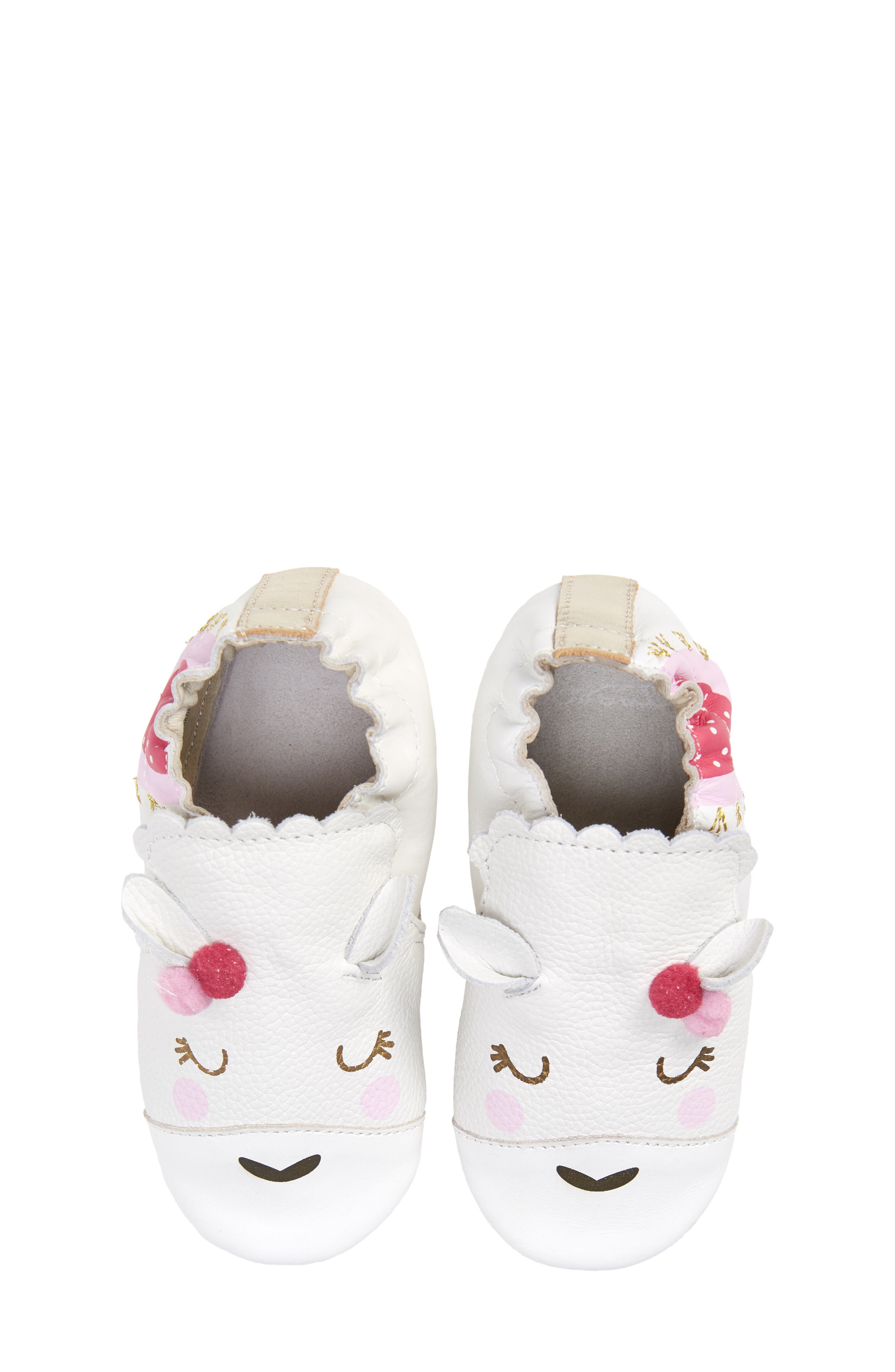 Robeez<sup>®</sup> Luna Llama Crib Shoe, Alternate, color, 