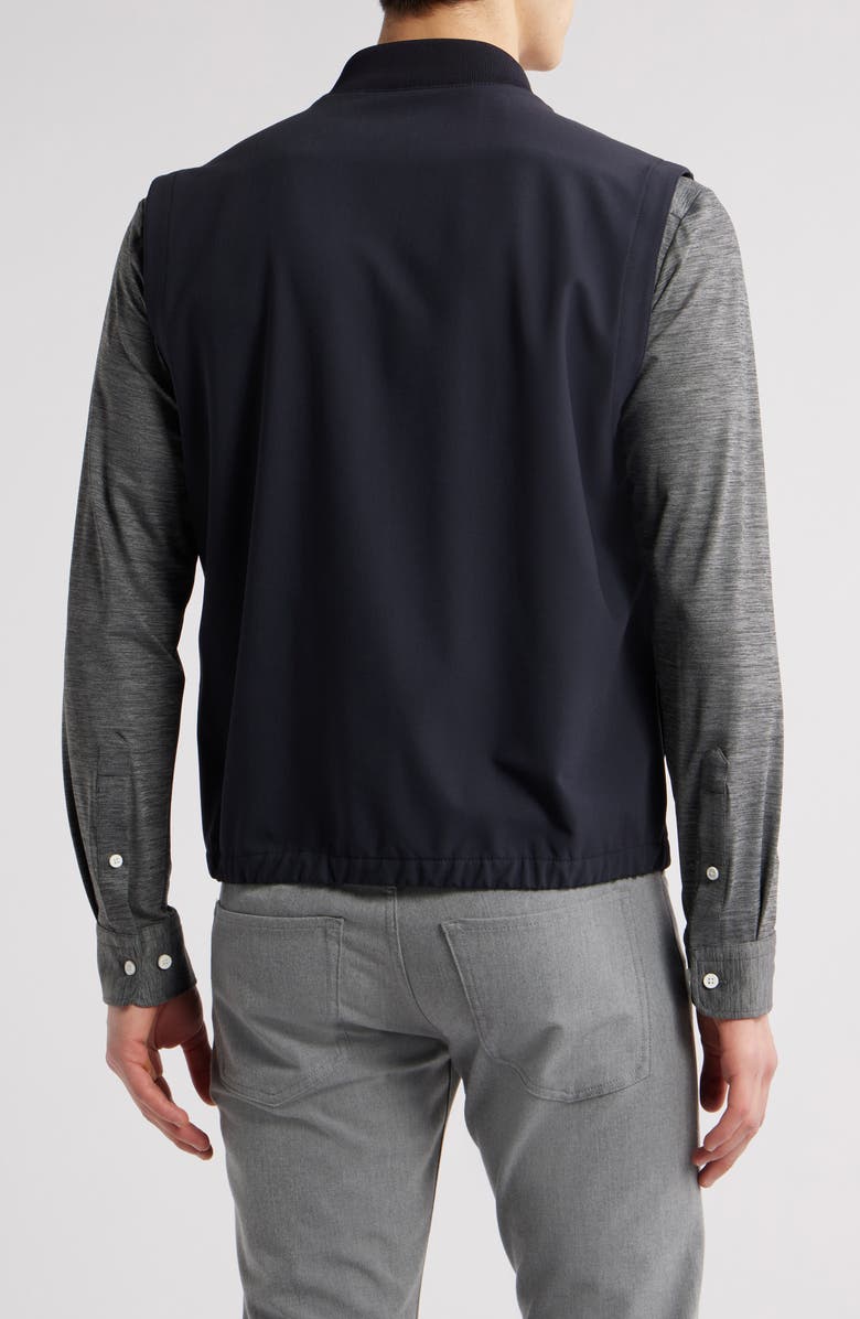 BOSS Hanry Zip Vest, Alternate, color, Dark Blue