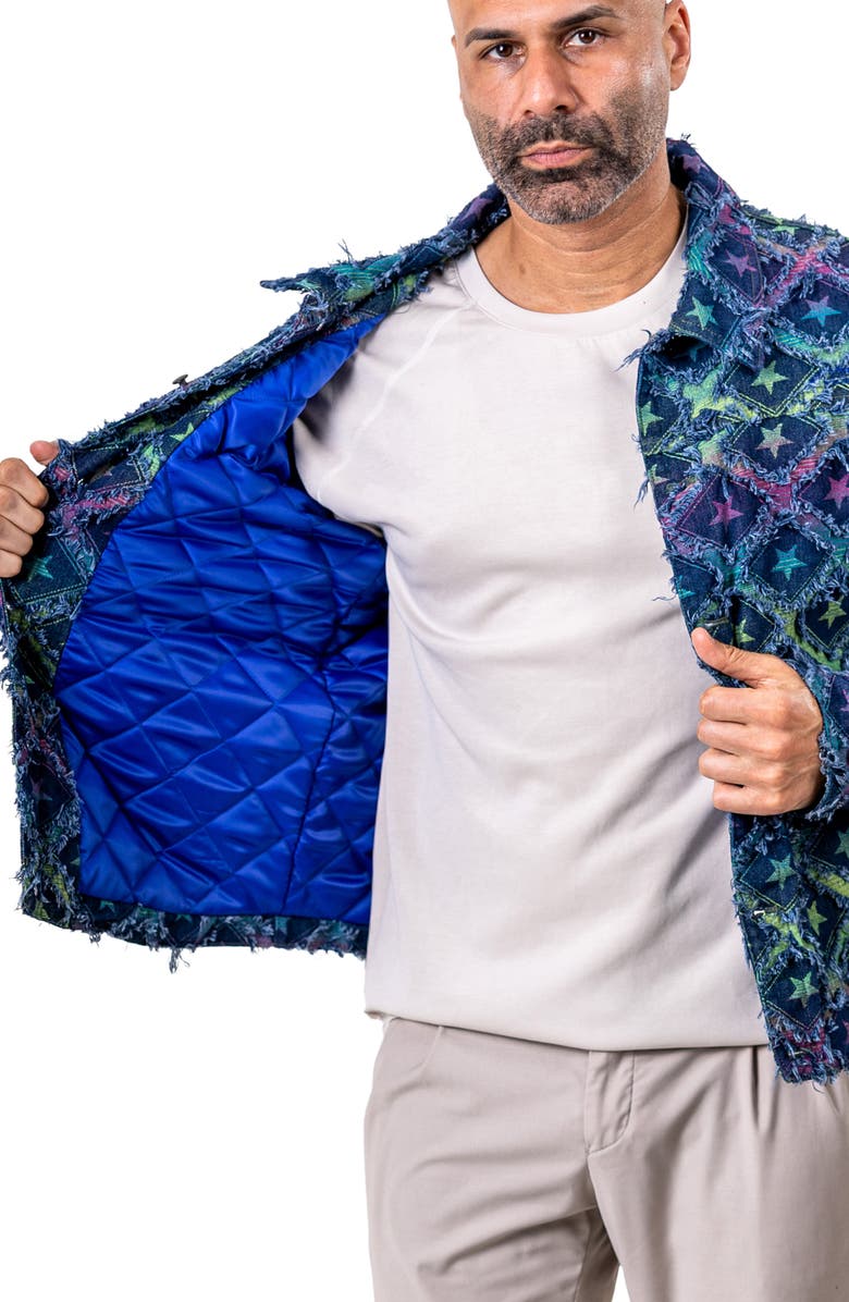 Maceoo Ascension 0014 Lined Denim Jacket, Alternate, color, Blue