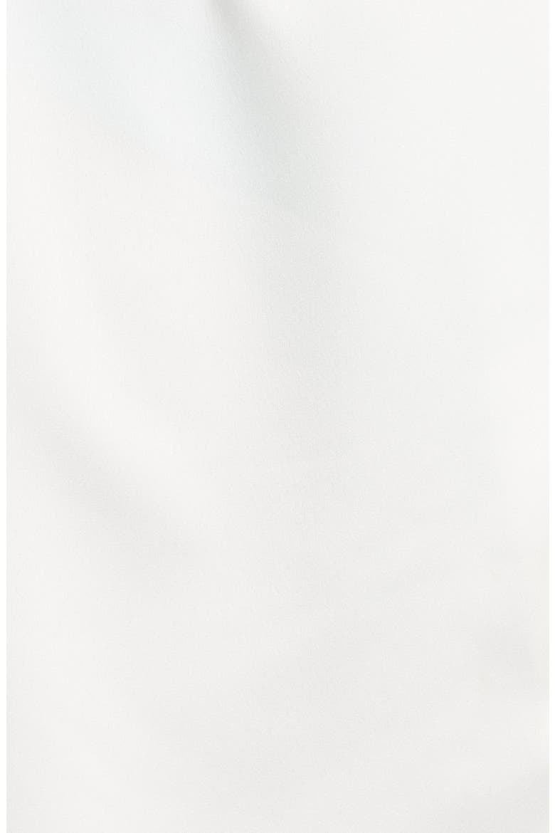 Victoria Short Satin Robe, Alternate, color, IVORY
