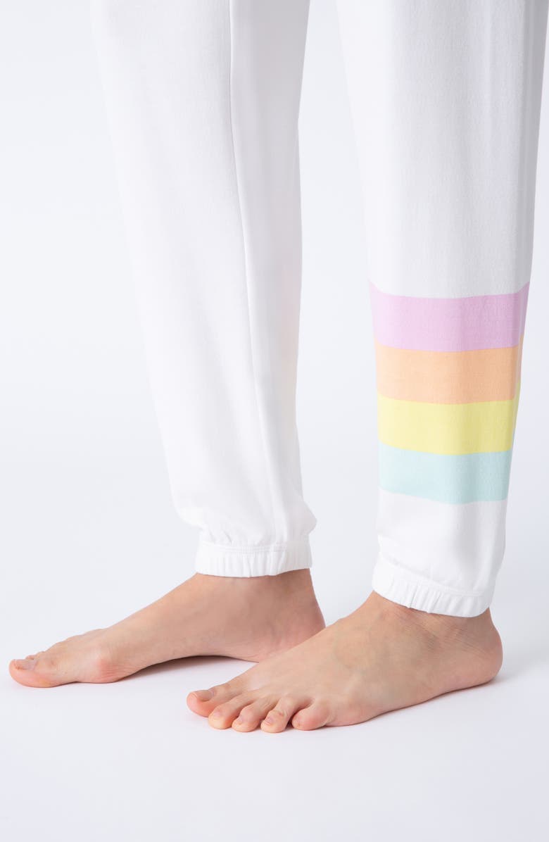 PJ Salvage Shine Bright Brushed Terry Pajama Pants, Alternate, color, 