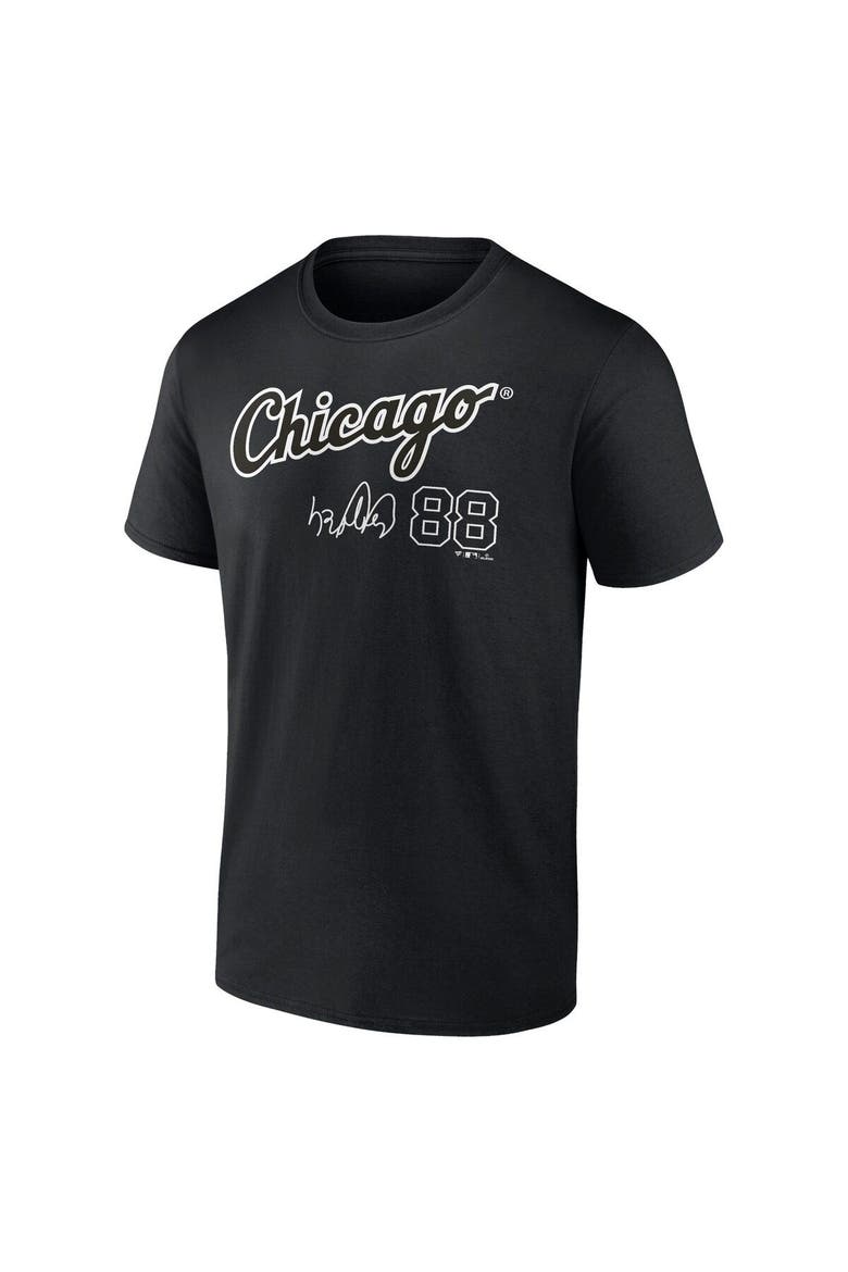 Men's Fanatics Branded Luis Robert Black Chicago White Sox Player Name & Number T-Shirt, Alternate, color, Black