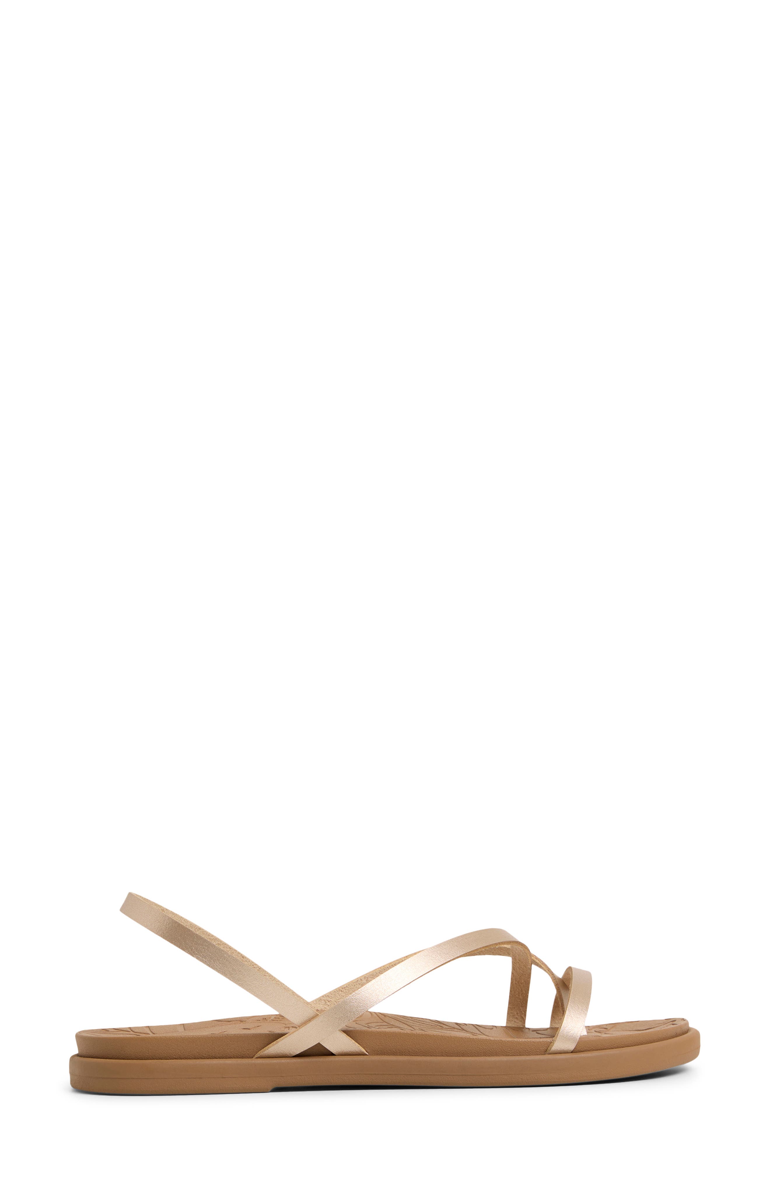 Roxy Bellagio Strappy Sandal, Alternate, color, Champagne