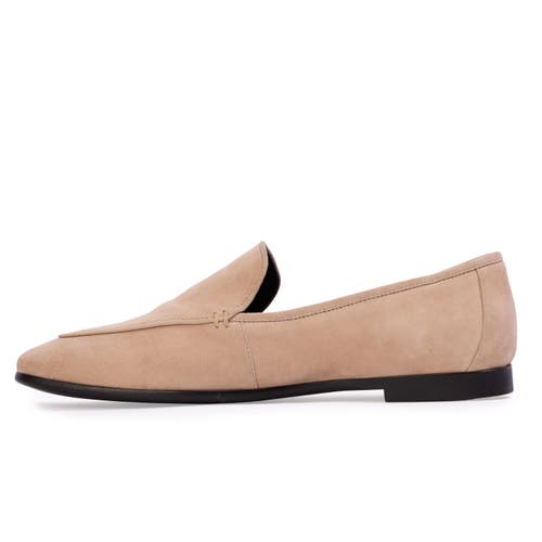 Black Suede Studio Allie Suede Loafer In Brown