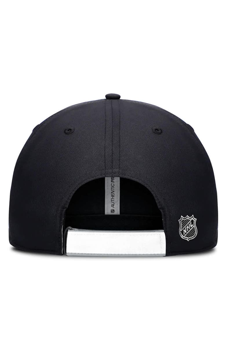 FANATICS Men's Fanatics Black/Silver Los Angeles Kings Authentic Pro Ripstop Adjustable Hat, Alternate, color, Black