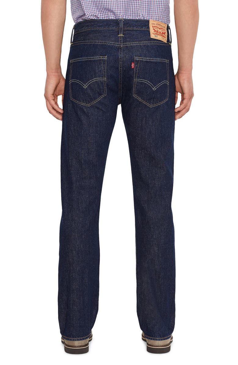 Levi's<sup>®</sup> Premium 501<sup>®</sup> Original Straight Leg Jeans, Alternate, color, One Wash