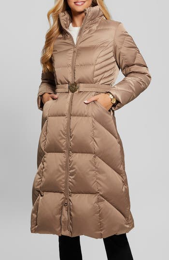 GUESS Olga Down Puffer Coat with Removable Hood Nordstrom