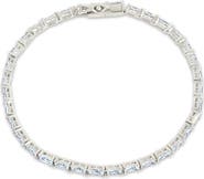 Sterling Forever Blanche Cubic Zirconia Tennis Bracelet