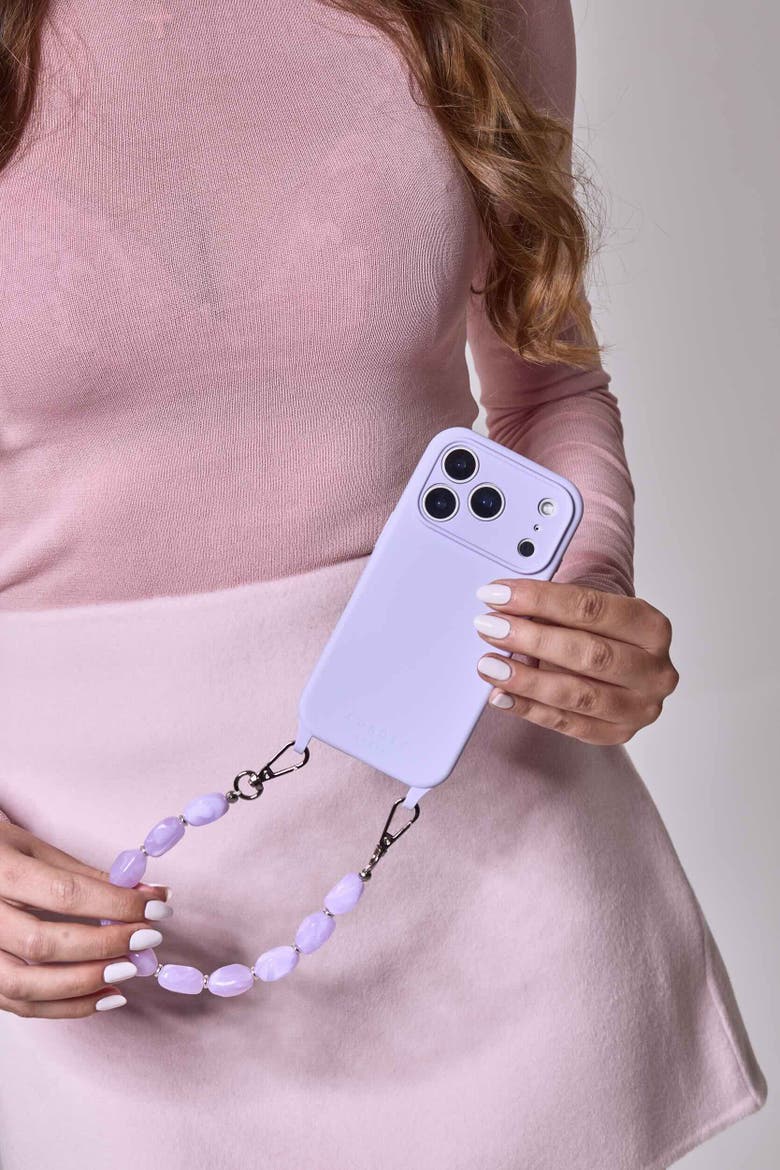 Aurelia Phone Chain, Alternate, color, Lilac