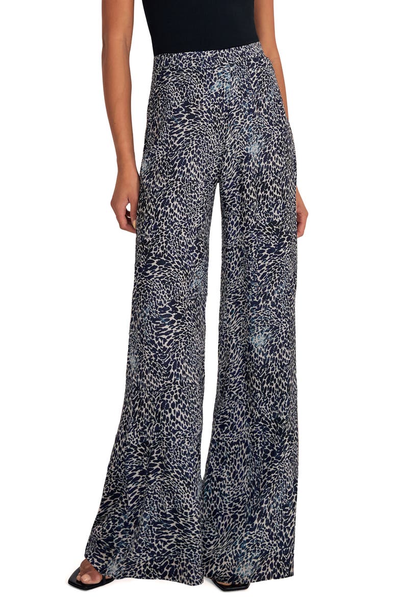 Favorite Daughter The Friday High Waist Wide Leg Pants, Main, color, Cheetah Print - Bl