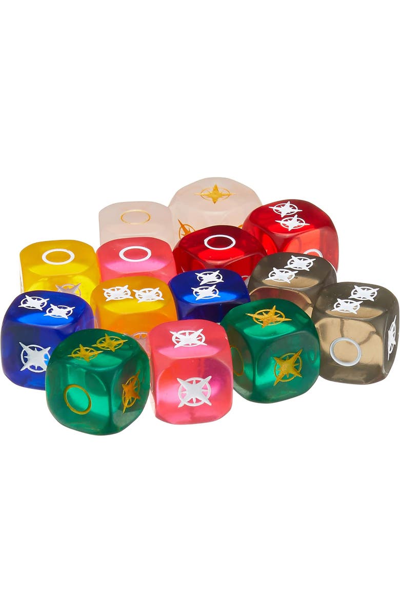 Renegade Game Studios Power Rangers Heroes of The Grid Ranger Dice Set, Ages 14+, Main, color, Multicolored