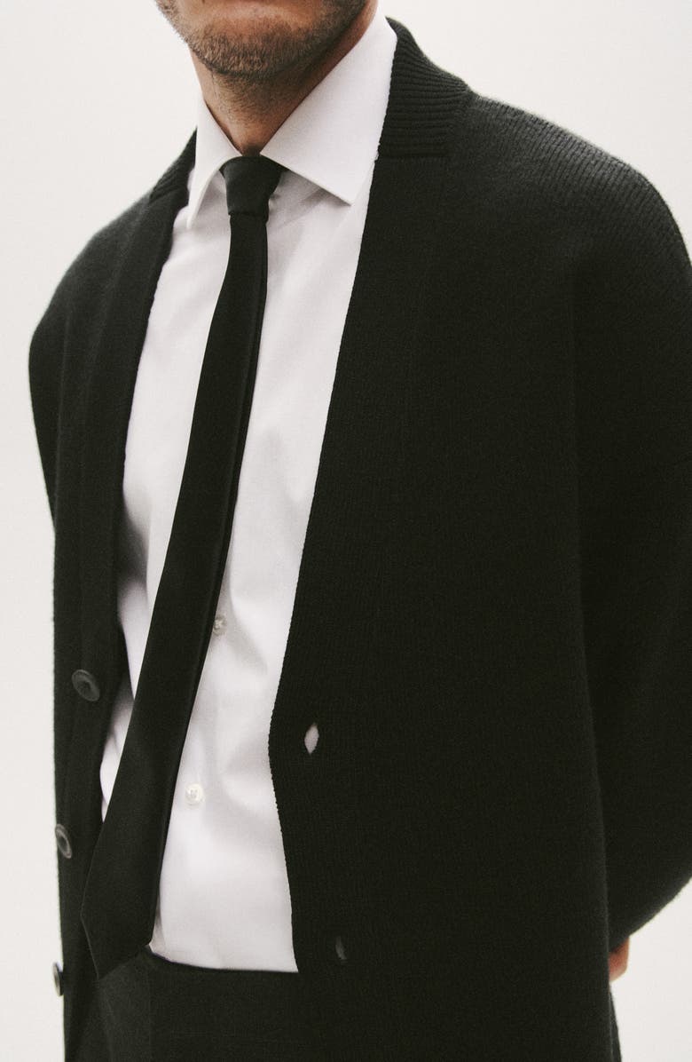 MANGO Relaxed Fit V-Neck Cardigan, Alternate, color, 