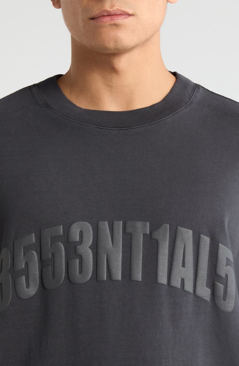 Fear of God Essentials 
90s Fit Logo Graphic T-Shirt, Alternate, color, Vintage Black