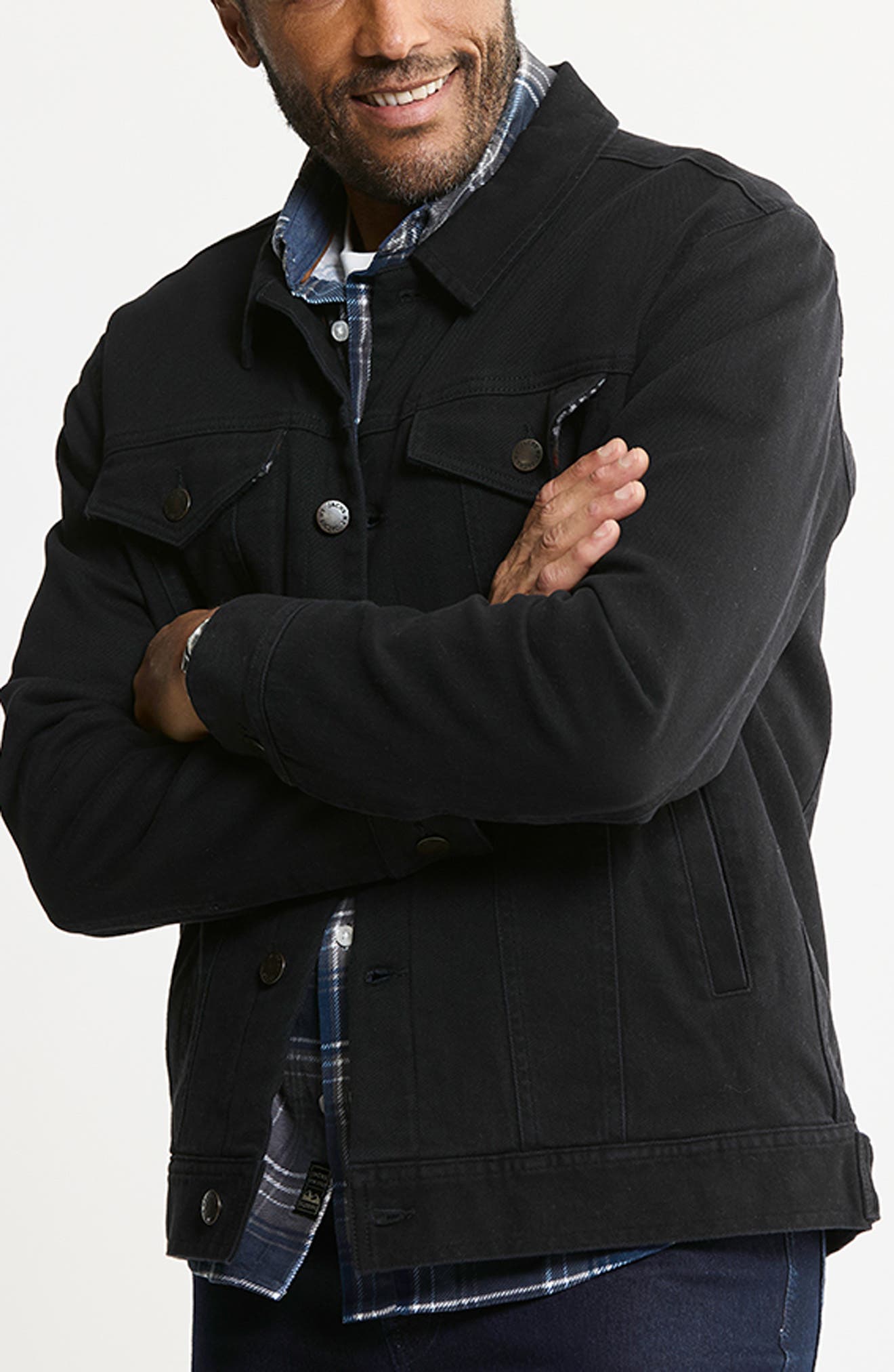 Lined Bull Denim Trucker Jacket