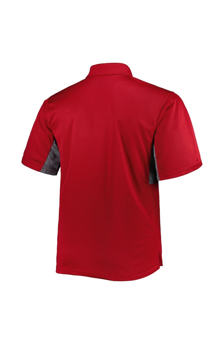 PROFILE Men's Red Tampa Bay Buccaneers Big & Tall Team Color Polo, Alternate, color, Red