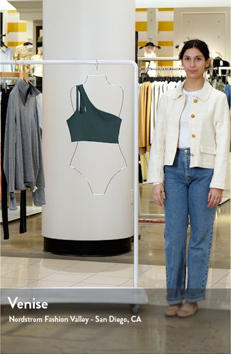 Aria One-Shoulder Sports Bra, sales video thumbnail