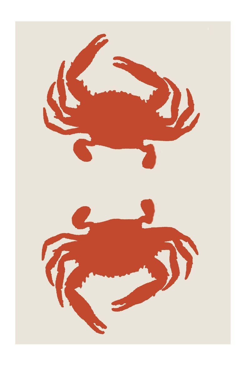 Double Crab Orange & Cream, Main, color, orange and cream