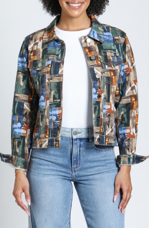 Printed Denim Jacket