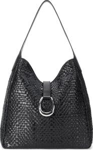 STAUD Maya Leather Shoulder Bag