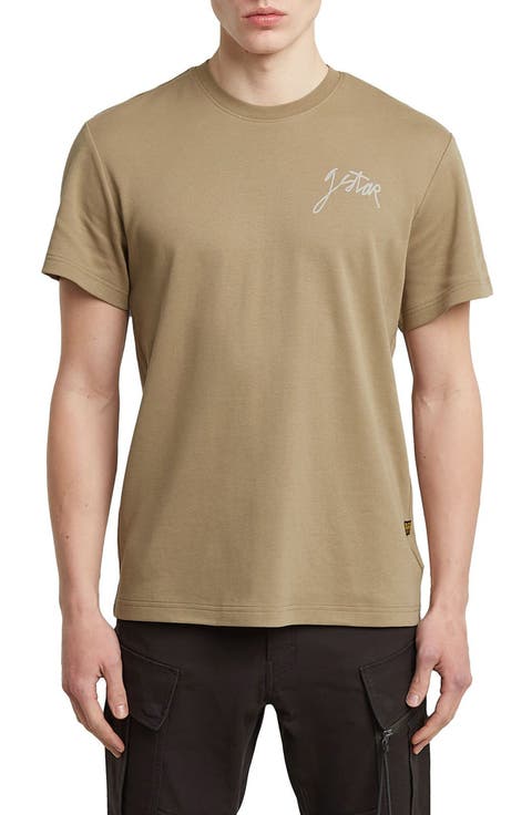 Script Organic Cotton Graphic T-Shirt