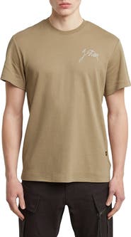 G-STAR Script Organic Cotton Graphic T-Shirt
