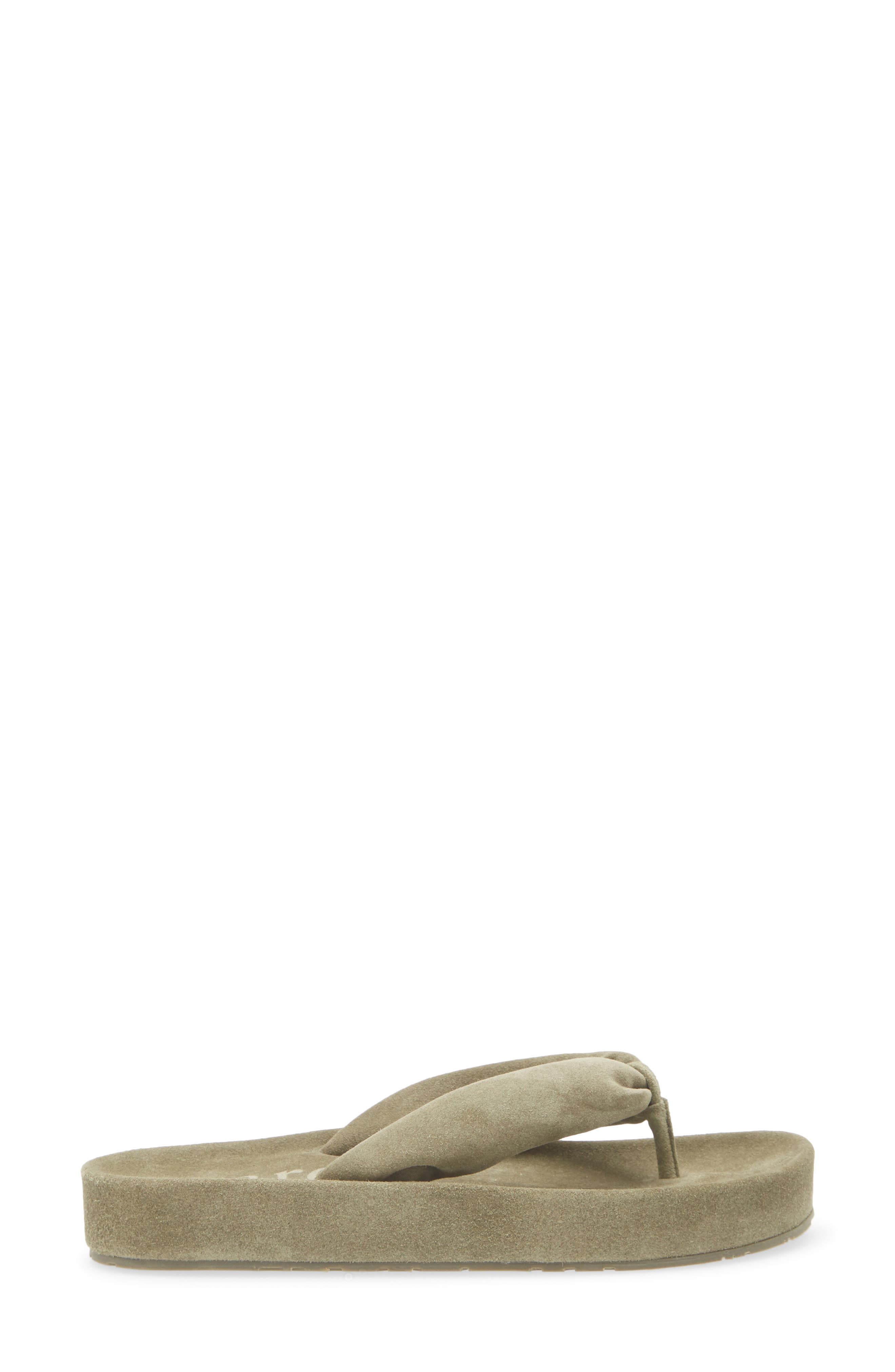 Pedro Garcia Almu Flip Flop, Alternate, color, Thyme Velour