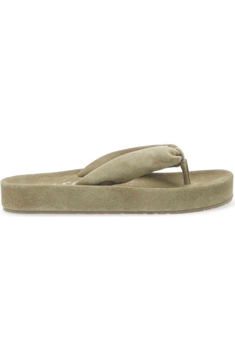 Pedro Garcia Almu Flip Flop, Alternate, color, Thyme Velour