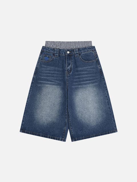 Double Waist Longline Jorts