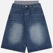 AELFRIC EDEN Double Waist Longline Jorts