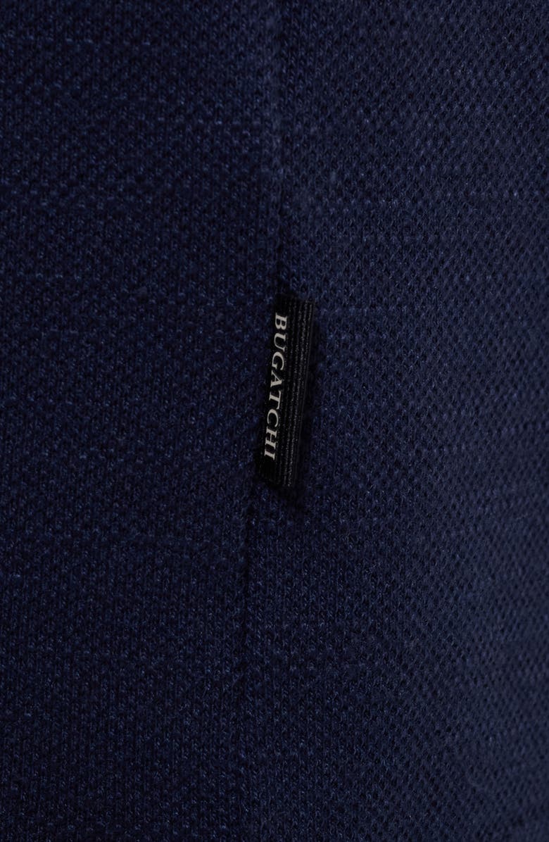 Bugatchi Quarter Zip Polo, Alternate, color, Navy