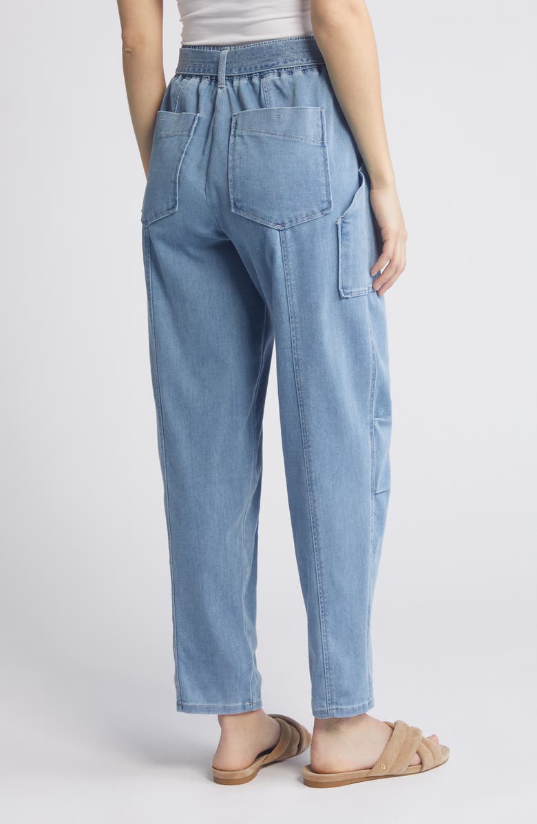 Wit & Wisdom Ab'Solution Wide Leg Pull-On Jeans, Alternate, color, Light Blue