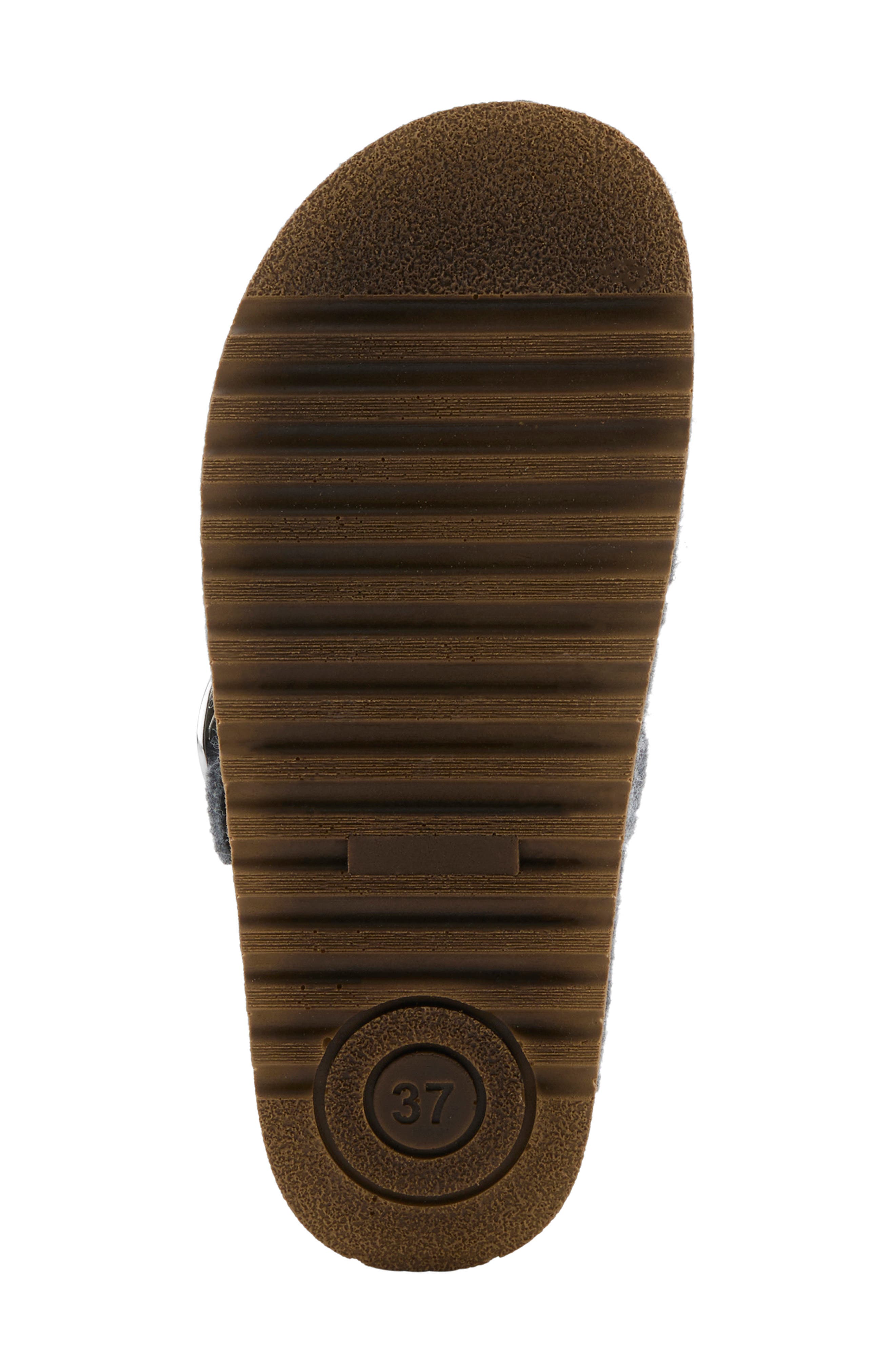 Giller Boiled Wool Clog, Alternate, color, DARK GREY