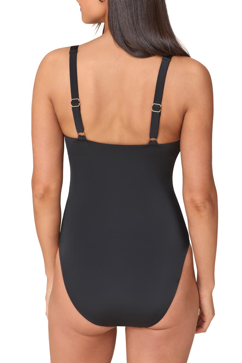 The Devon One-Piece Swimsuit, Alternate, color, BLACK