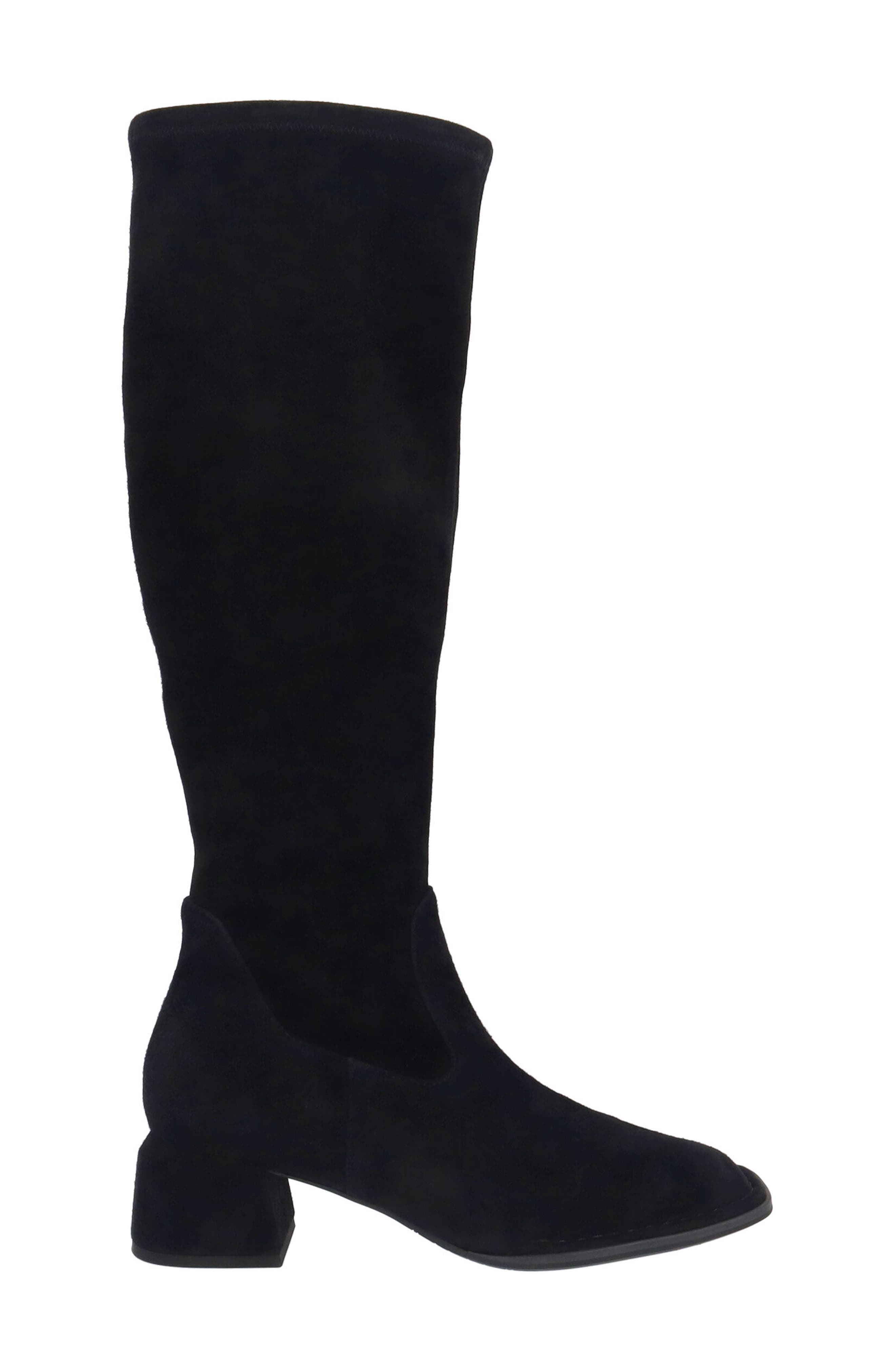 L
Amour des Pieds Nolita Knee High Boot, Alternate, color, Black Suede