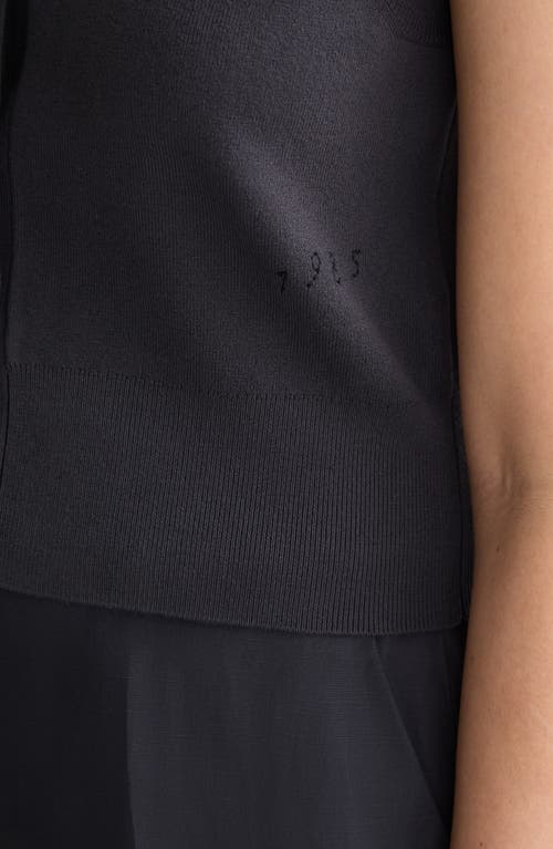 Scotch & Soda Spencer Sleeveless Sweater In Black