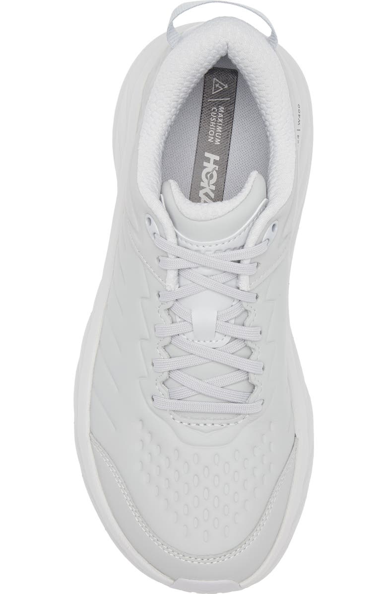 HOKA Bondi SR Water Resistant Sneaker, Alternate, color, Harbor Mist / Lunar Rock