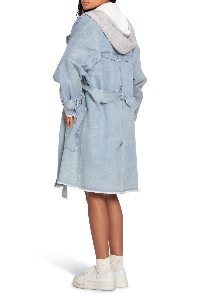 Belle & Bloom Fresh Boyfriend Denim Jacket, Alternate, color, Stonewash