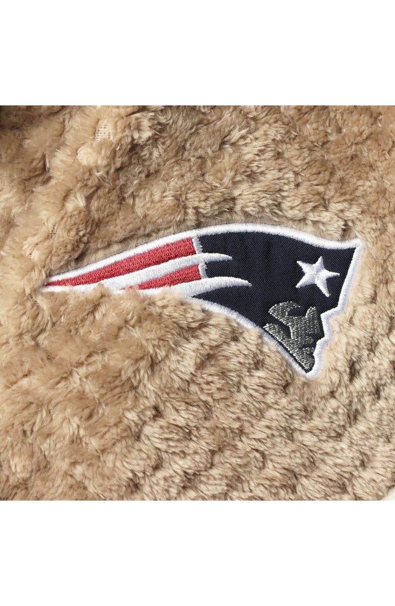 G-III 4HER BY CARL BANKS Women's G-III 4Her by Carl Banks Navy/Cream New England Patriots Riot Squad Sherpa Full-Snap Jacket, Alternate, color, Navy