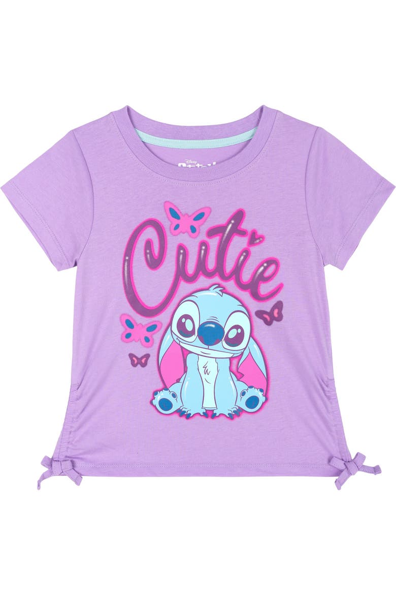 Lilo & Stitch T-Shirt and Bubble Shorts Set, Alternate, color, Stitch Lilac Blue