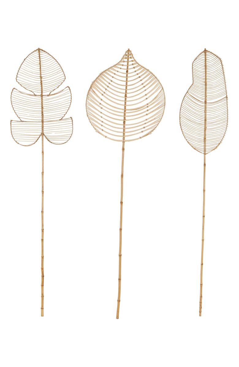 SONOMA SAGE HOME 3-Piece Natural Dried Bamboo Leaf Foliage, Main, color, Brown