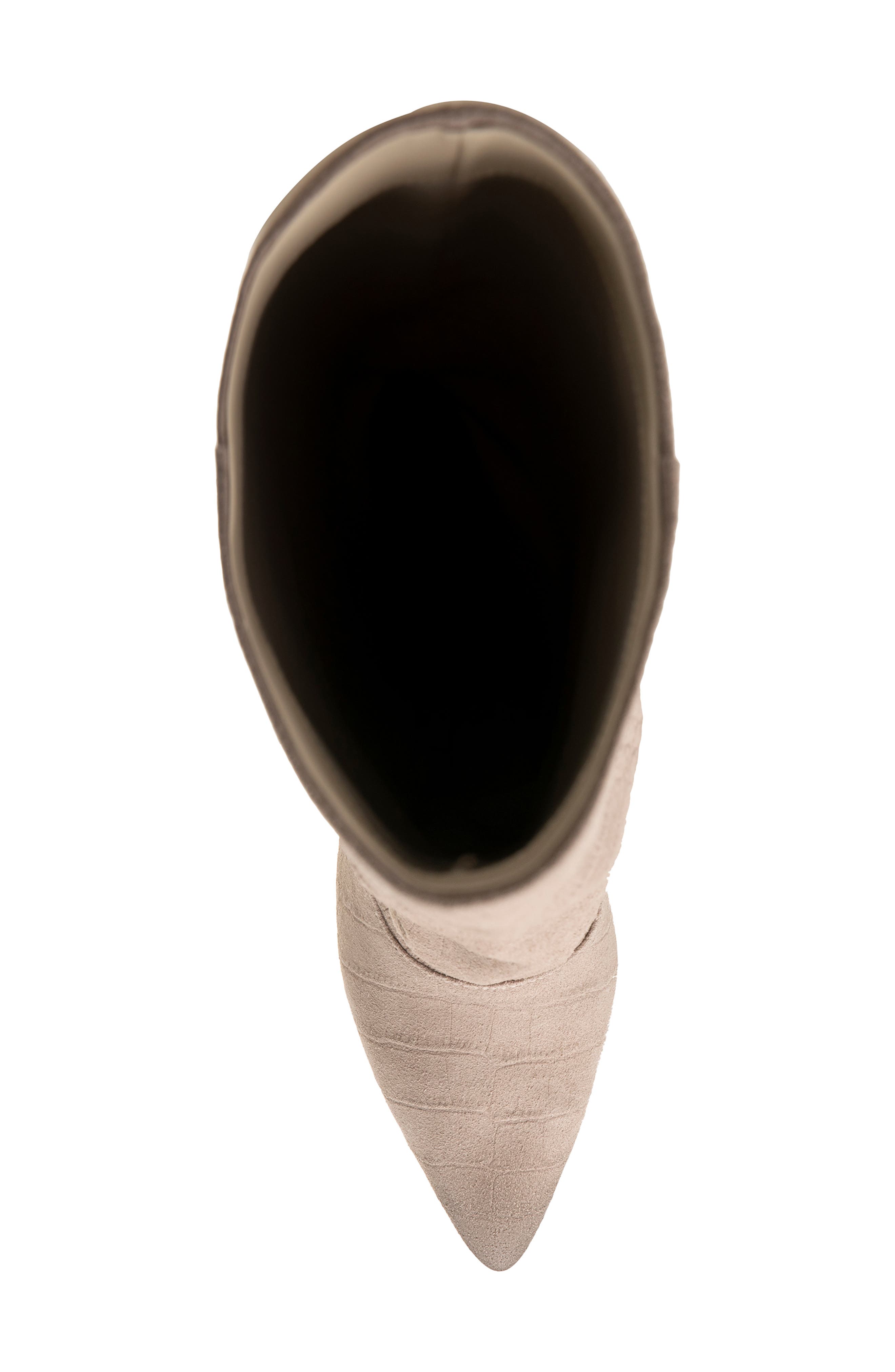 Brisbane Kitten Heel Pointed Toe Knee High Boot, Alternate, color, MOCHA TAUPE SUEDE