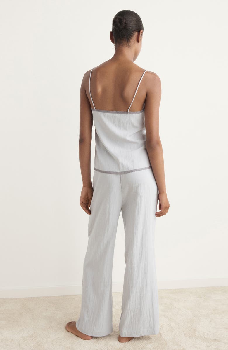 MANGO Pajama Pants, Alternate, color, Light/ Pastel Grey