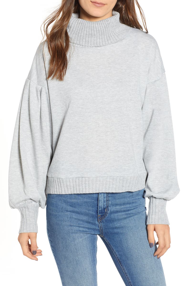 BP. Rib Trim Sweatshirt, Main, color, 