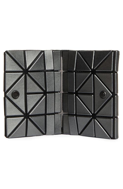 Bao Bao Issey Miyake Metallic Card Case In Gunmetal