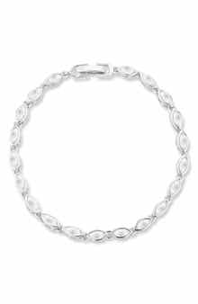 Marquise Cubic Zirconia Tennis Bracelet
