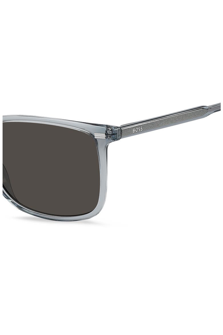56mm Sunglasses, Alternate, color, BLUE/ GREY