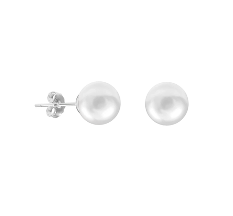 Shell Pearl Studs Earrings