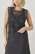 Splendid Pia Pinwheel Eyelet Shell